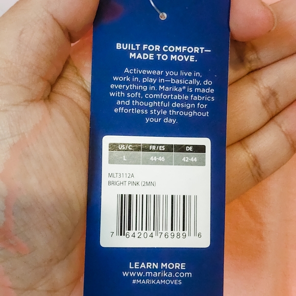 Marika Pink Short Sleeve Tee for Yoga Scoop Neck Top - Picture 6 of 6